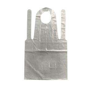 White PE Apron Dispenser
