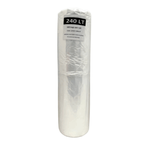 240L Clear LDPE Range Bin Liner On Roll