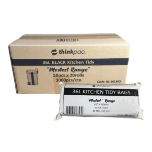 36L “Modest” Kitchen Tidy Liner Black