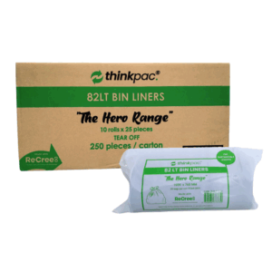 82L “The Hero” Range Bin Liner On Roll