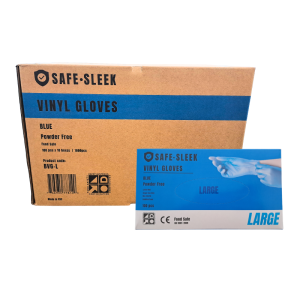 Blue Vinyl Gloves