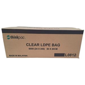 8″ x 12″ LDPE Clear Bags