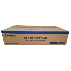 10″ x 12″ LDPE Clear Bags