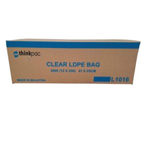 10″ x 16″ LDPE Clear Bags