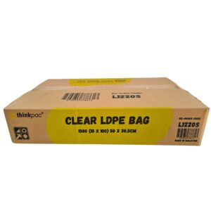 12″ x20″ LDPE Clear Bags