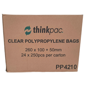 Clear PP Bags (260mm x100mm)