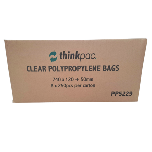 Clear PP Bags (740mm x 120mm)