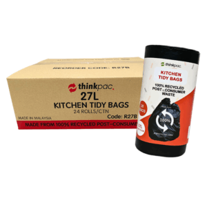 27L Retail Bin Liner On Roll