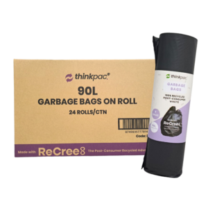 90L Retail Bin Liner On Roll