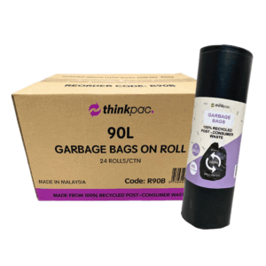90L Retail Bin Liner On Roll