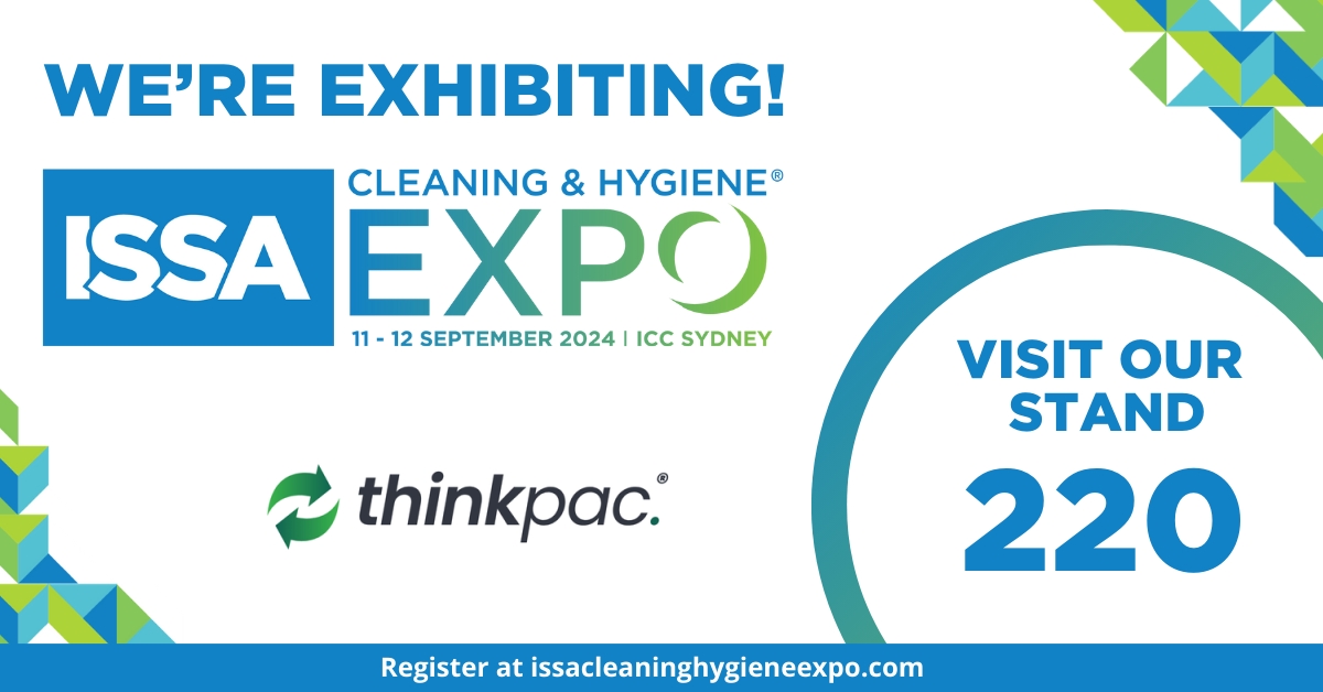Thinkpac ISSA Expo 2024 stand 220 at ICC Sydney