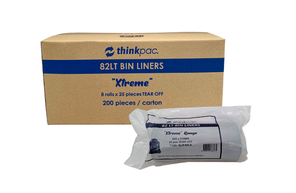 Xtreme range extra heavy duty bin liners from thinkpac