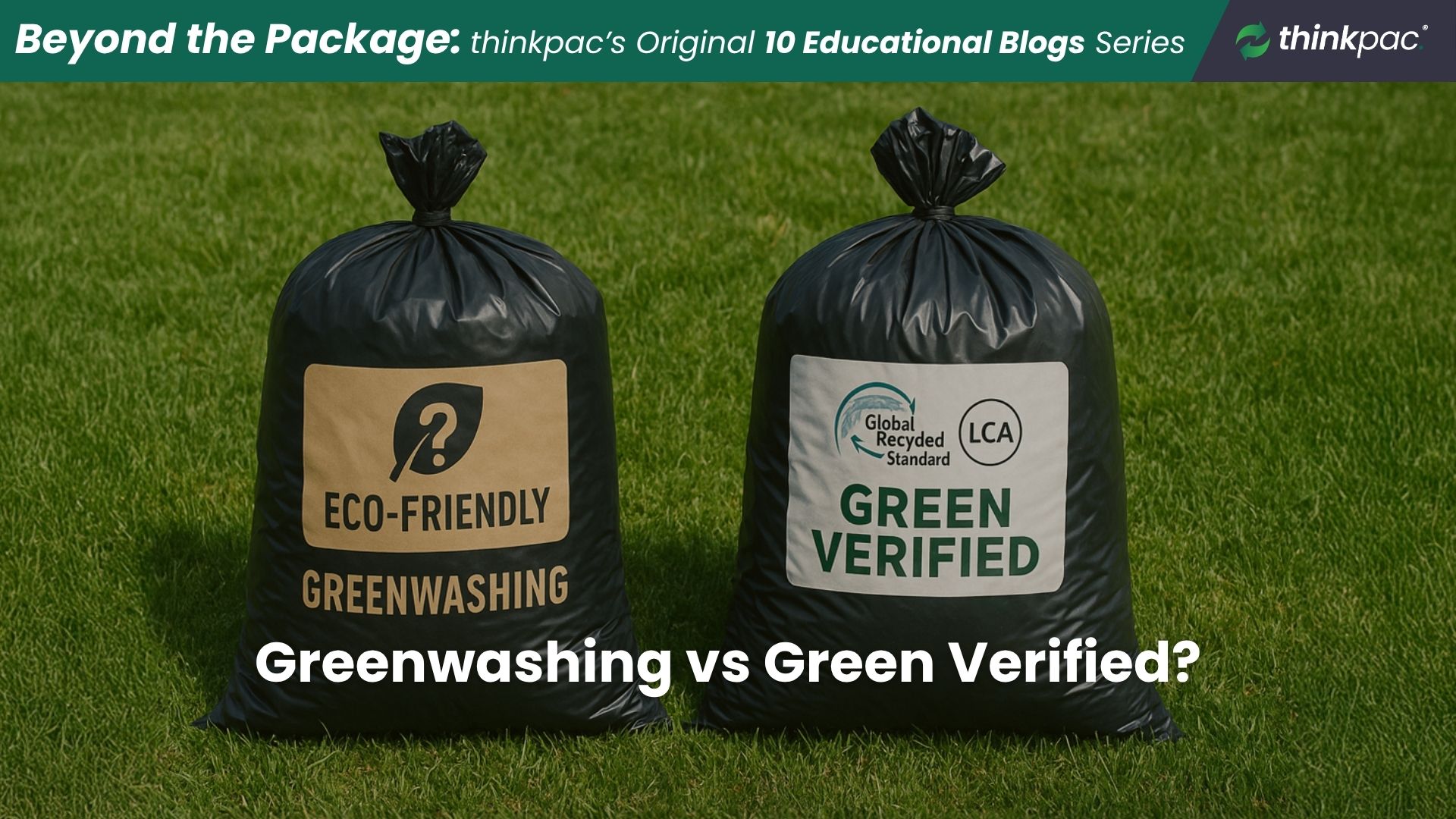 Greenwashing or Green Verified packaging claims comparison