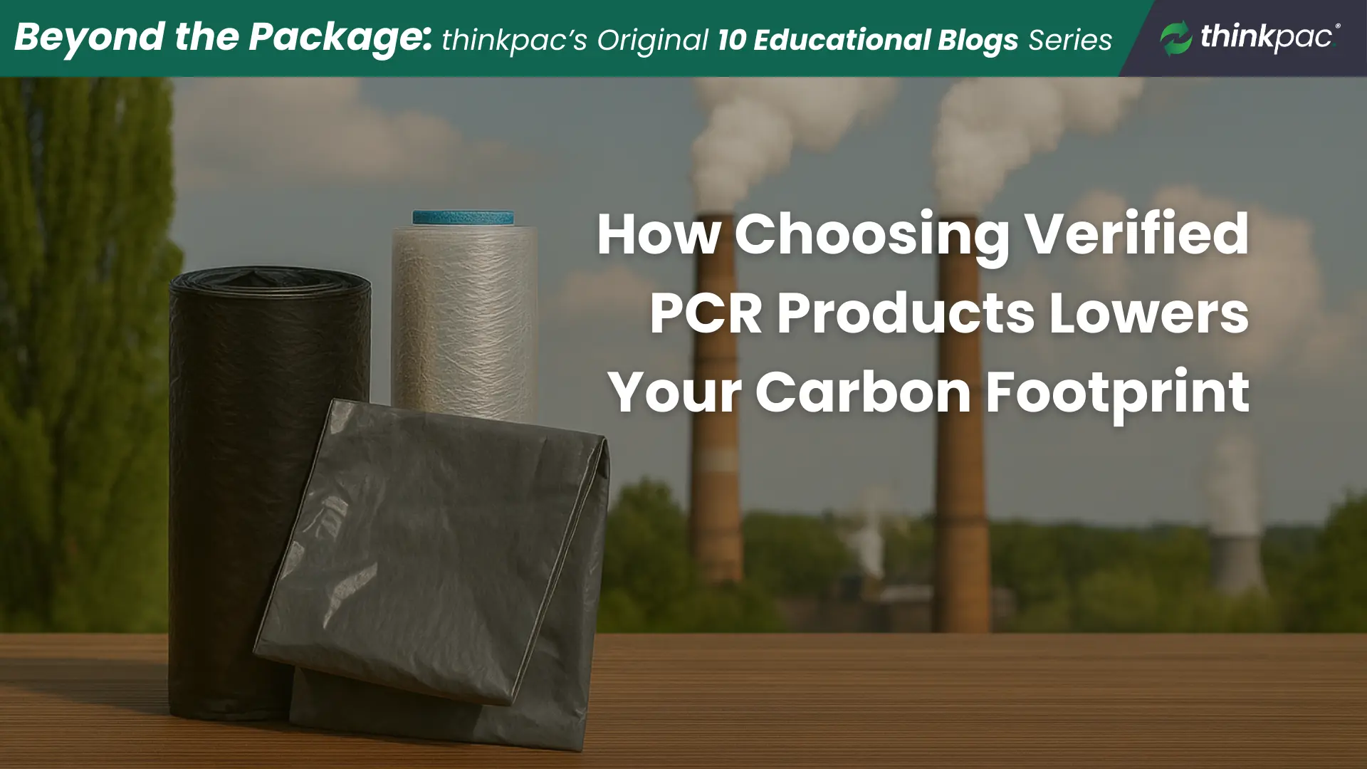 Packaging climate action plan with verified PCR packaging