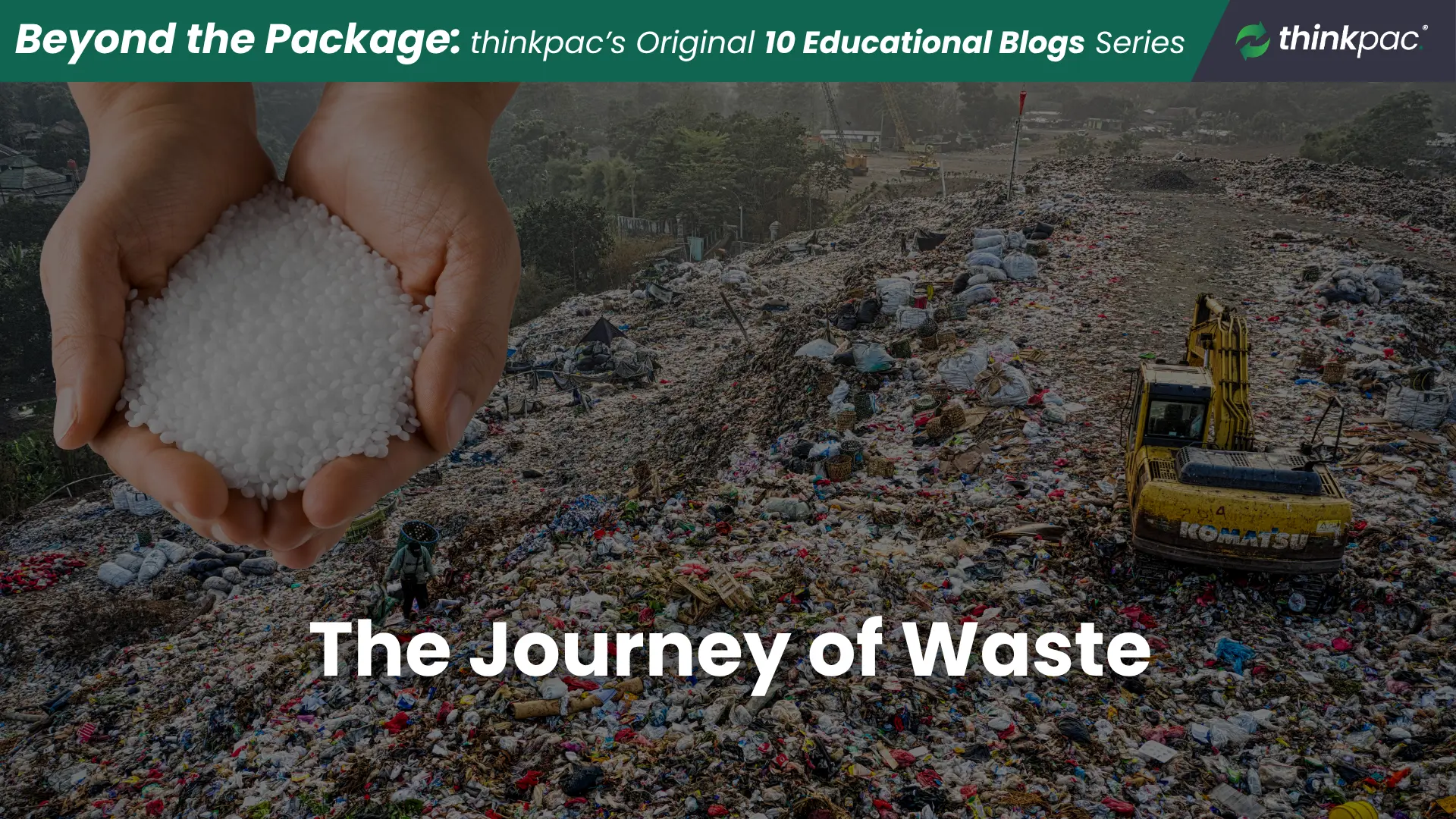 PCR plastic packaging journey from waste to recycled packaging by thinkpac