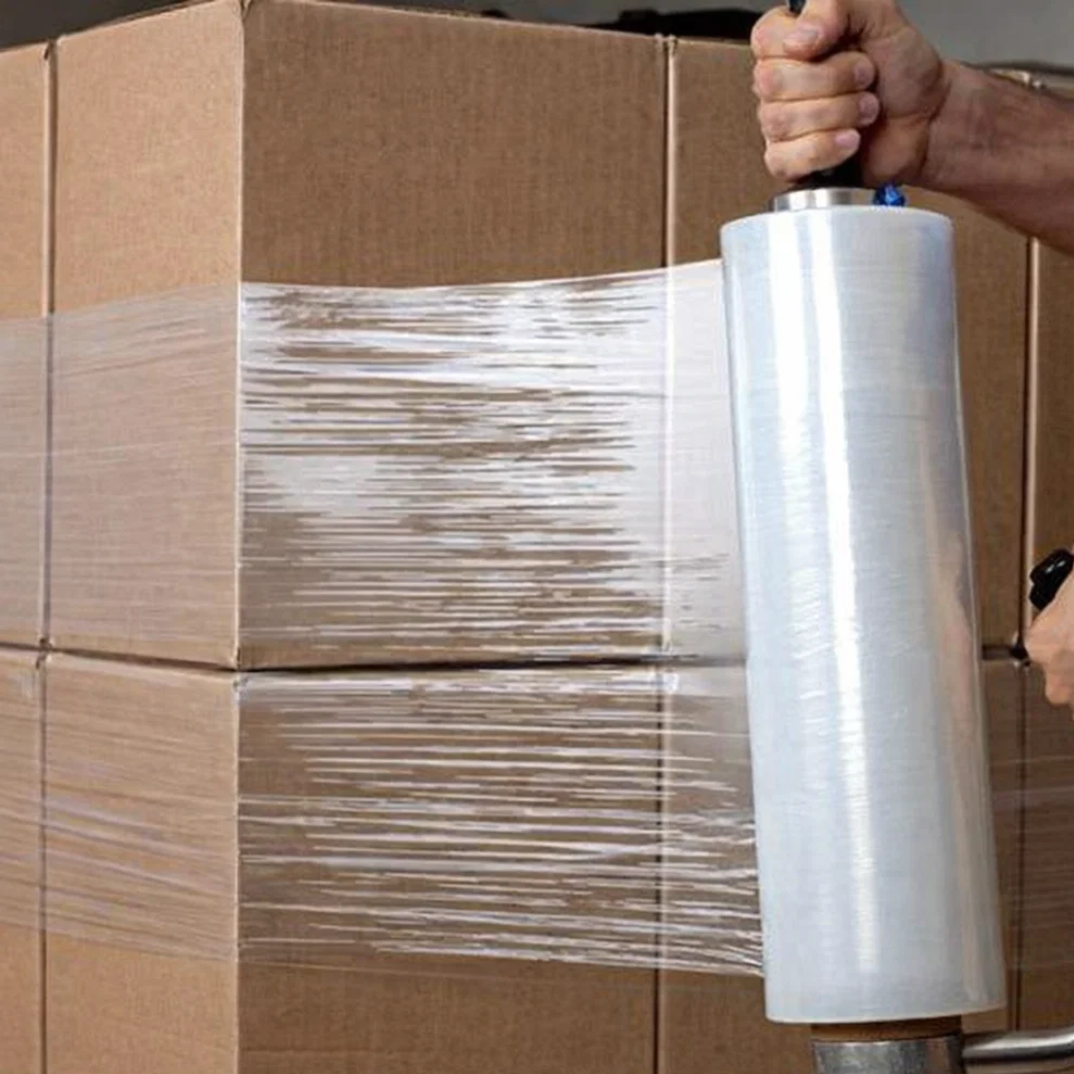 Certified circular packaging pallet wrap and industrial packaging