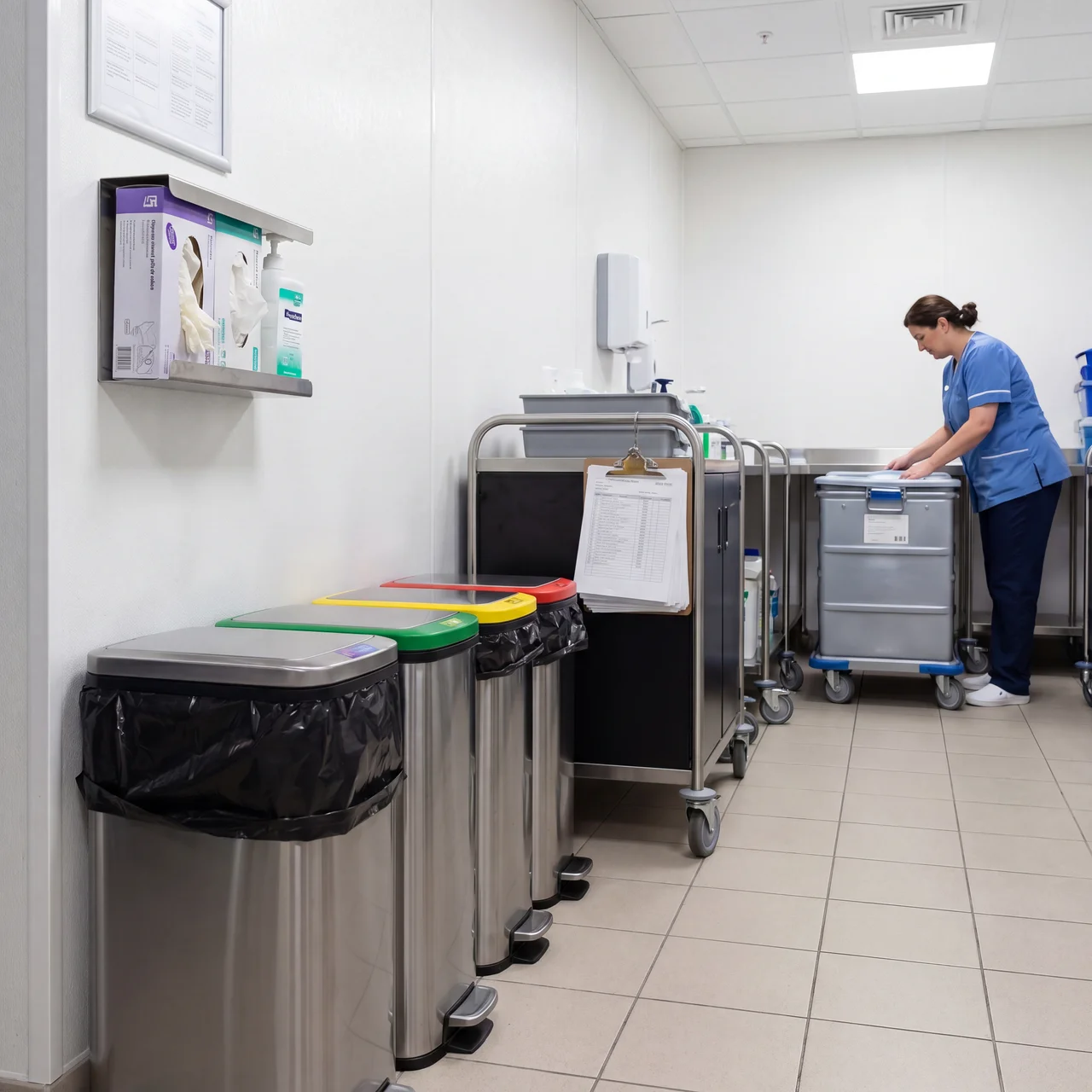 Heavy duty bin liners for aged care and healthcare