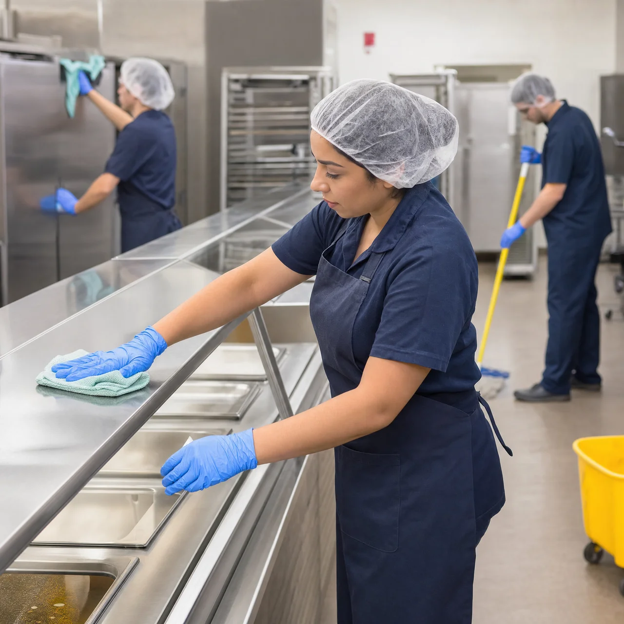 Heavy duty bin liners for contract catering facilities