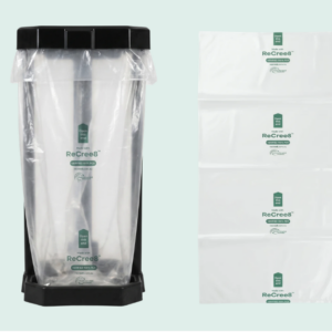 ReCree8® PCR LDPE Clear Bags 240L