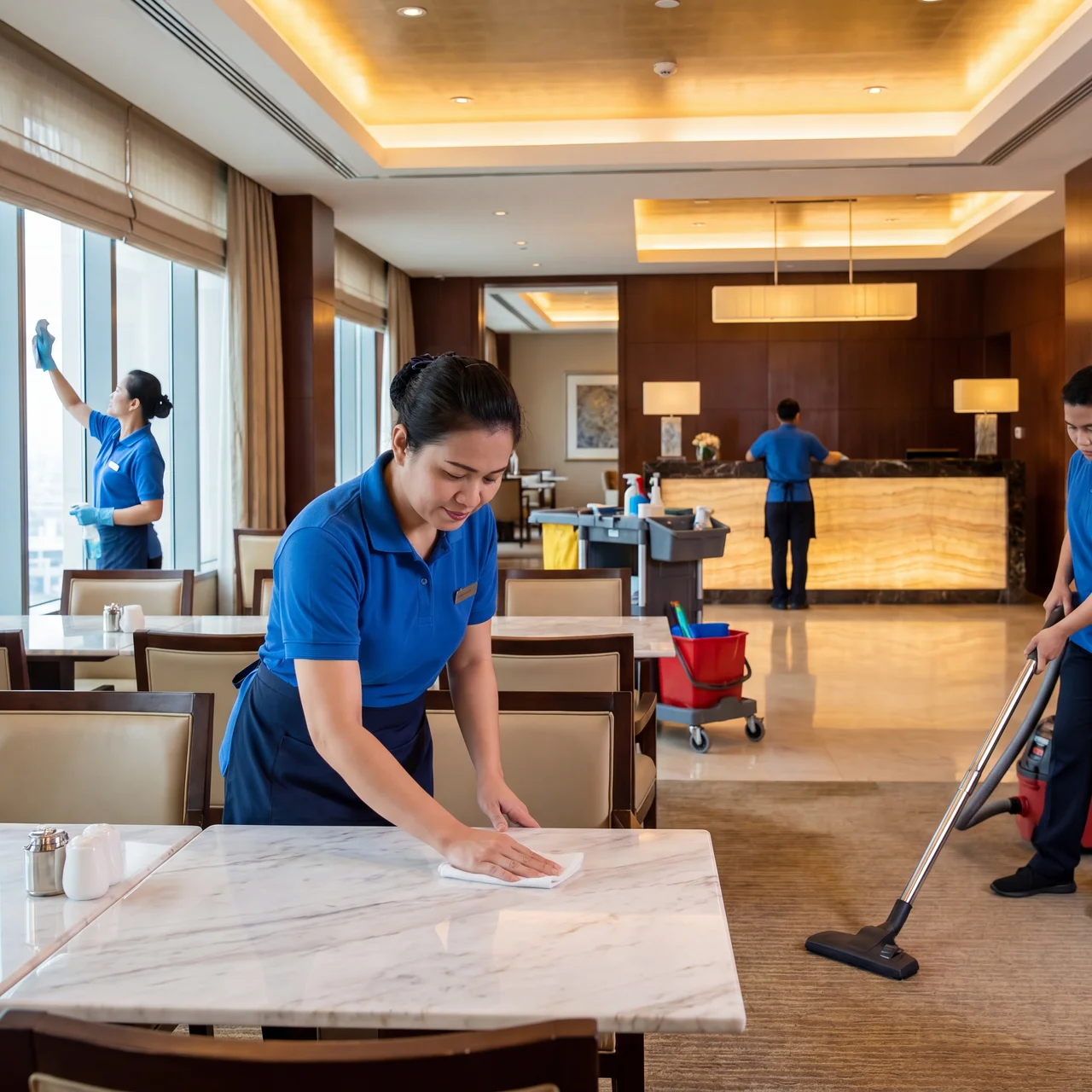 Heavy duty bin liners for restaurants and hotels