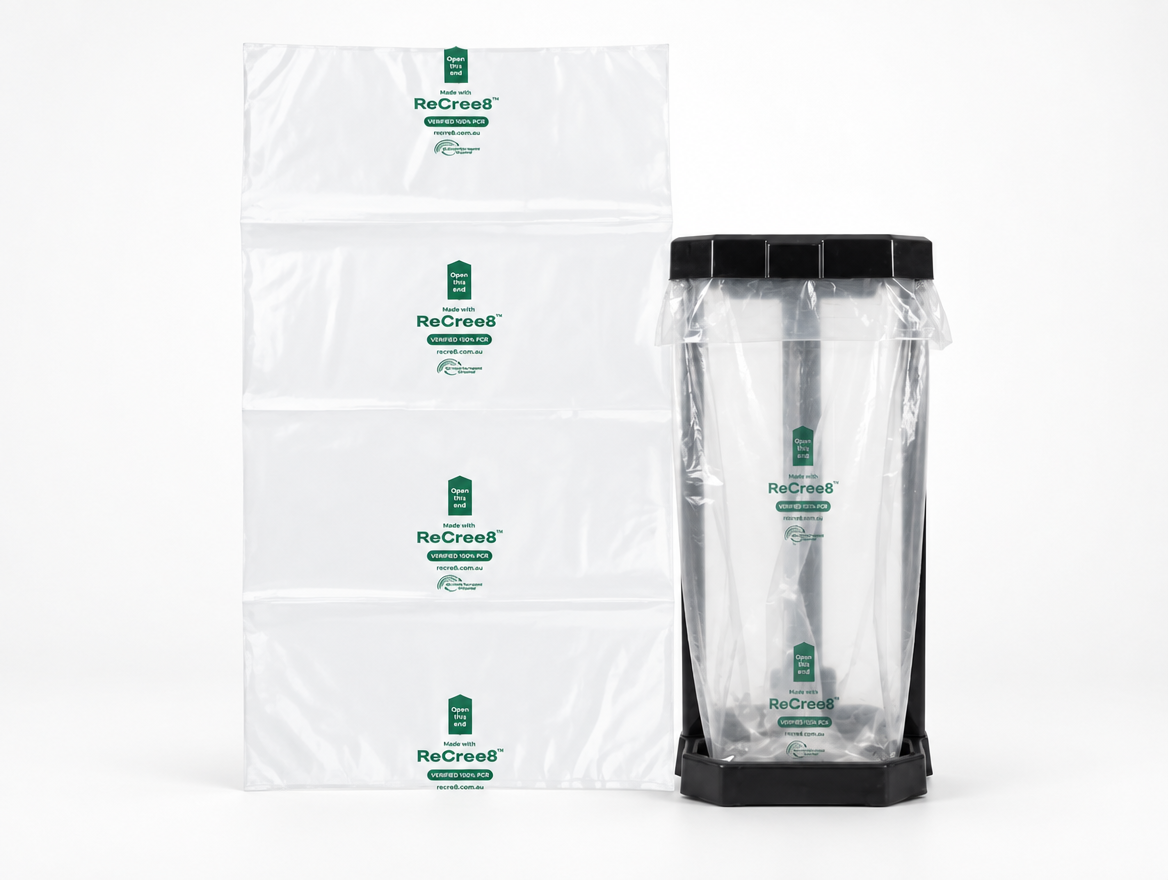 ReCree8® PCR Clear LDPE Bags